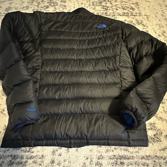North Face Jacket, 550 Down, Small RARE Colors Puffer Fixed LOOK - Picture 2 of 9